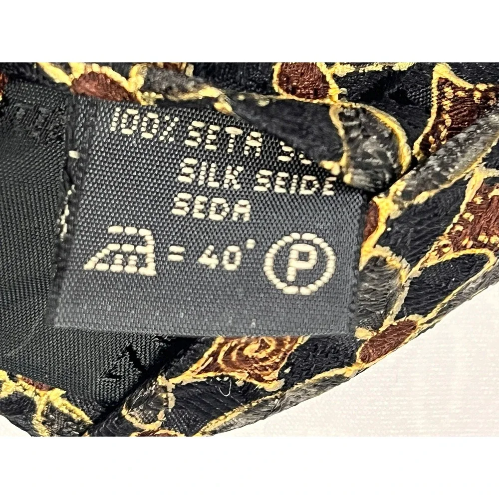 Vintage Ermenegildo Zegna 100% Silk Neck Tie VGUC Geometric